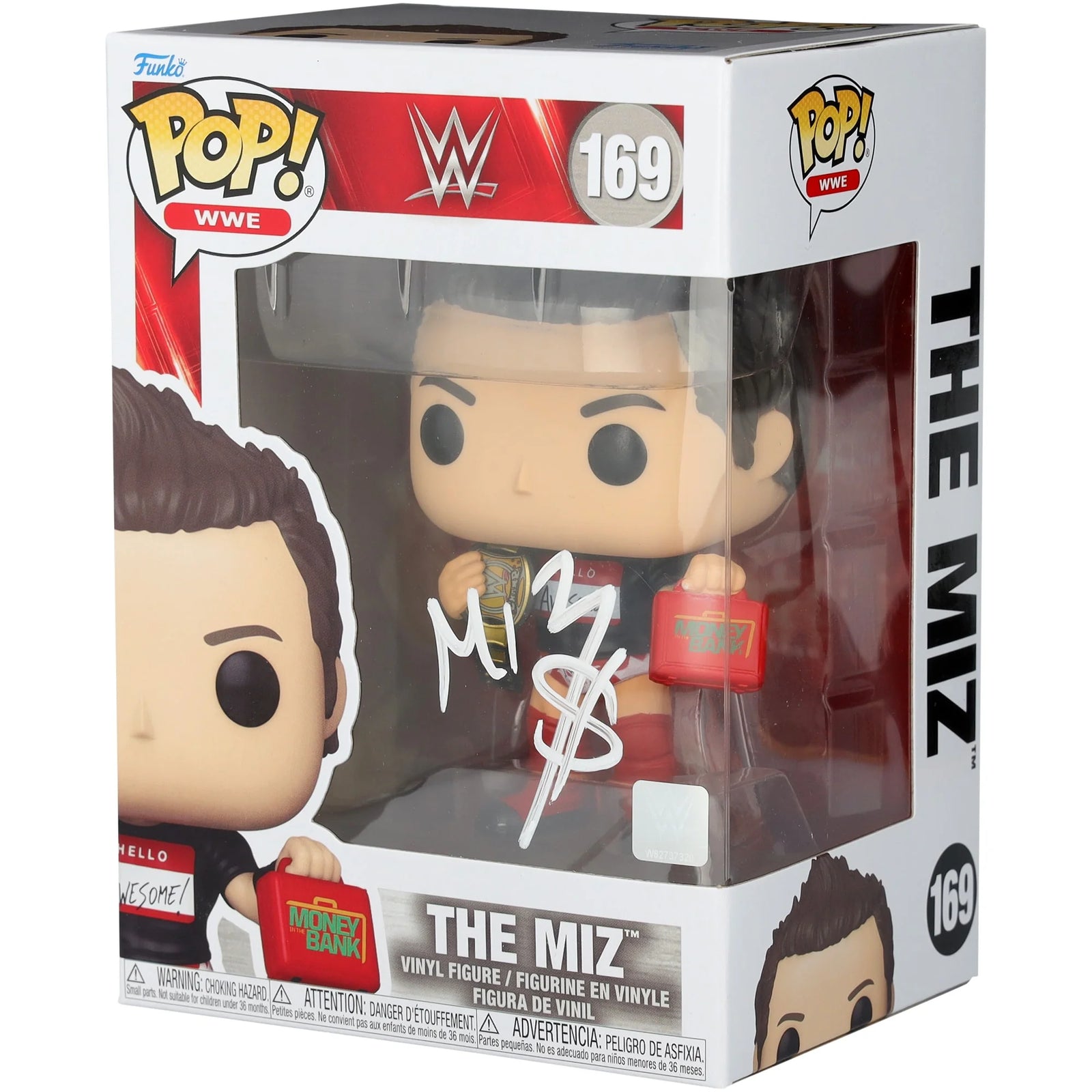 The Miz Signed Money in the Bank 169 Funko Pop Authenticated