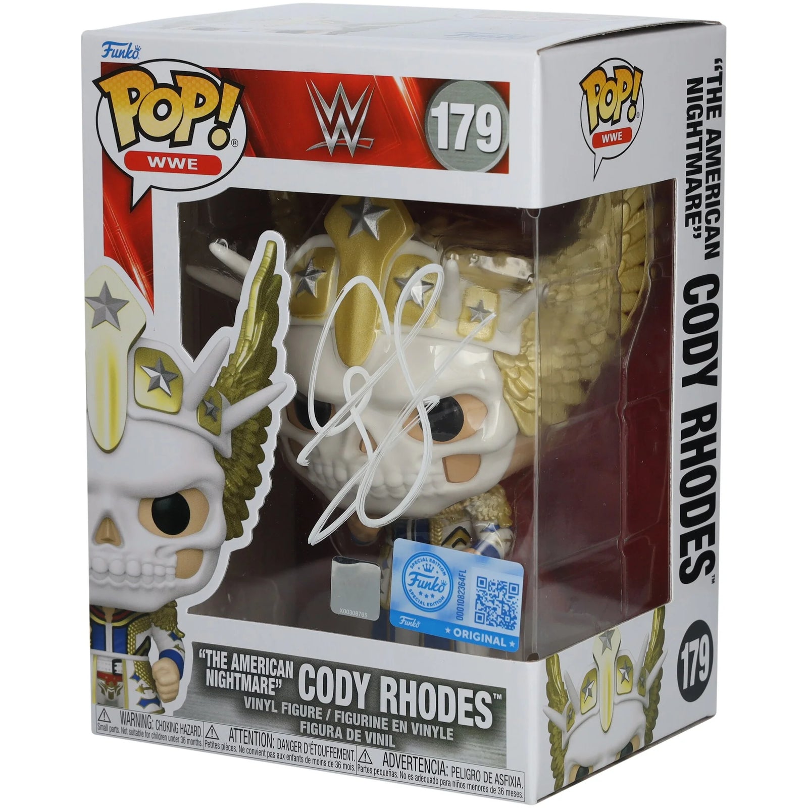Cody Rhodes Signed WrestleMania 40 Funko Pop Figurine | #179