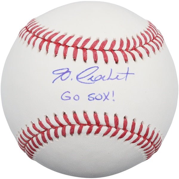 Garrett Crochet Boston Red Sox Autographed Fanatics Authentic Baseball with "Go Sox!" Inscription - The Ballers Bank