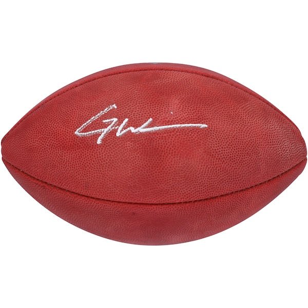 Garrett Wilson New York Jets Fanatics Authentic Autographed Wilson Duke Full Color Logo Pro Football - The Ballers Bank