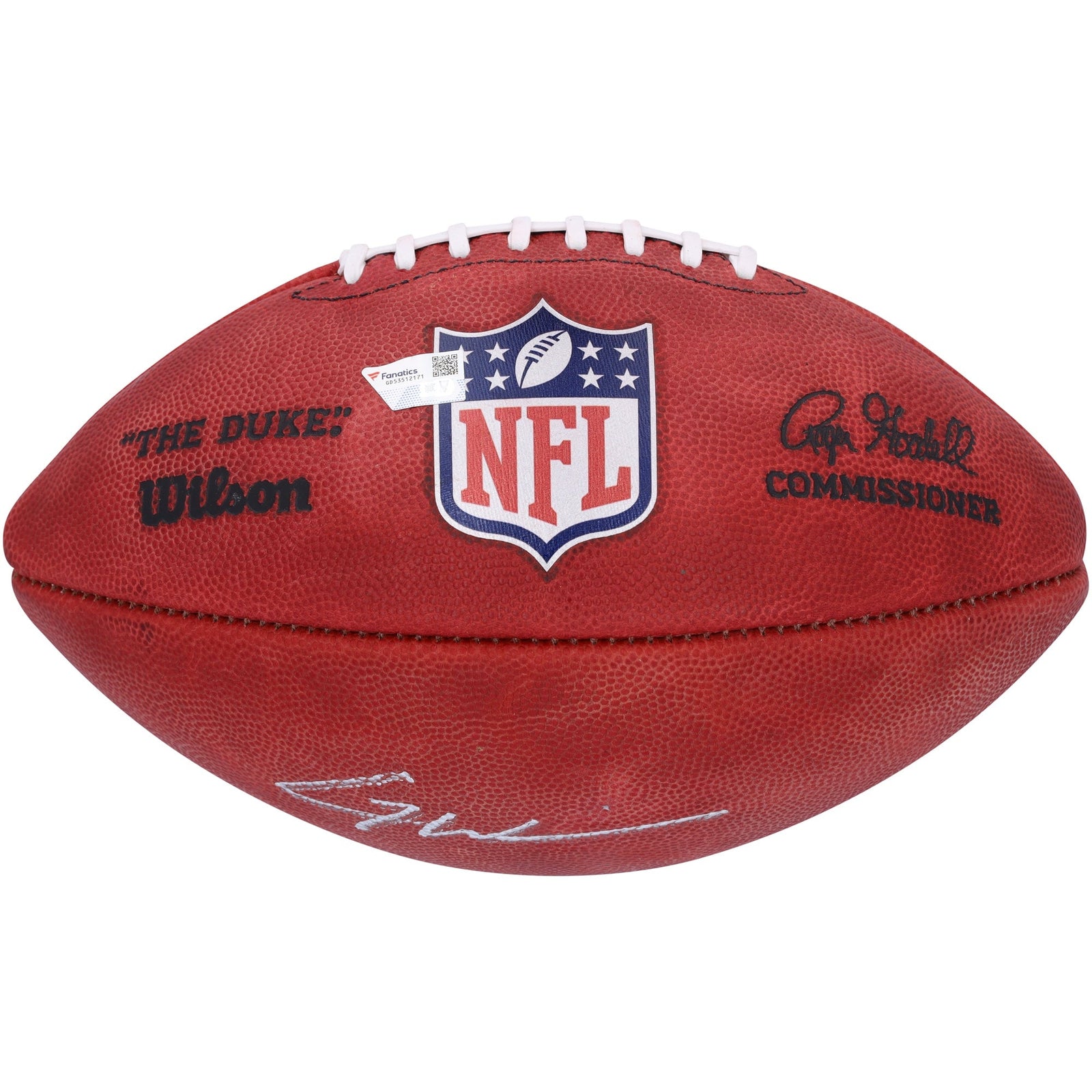Garrett Wilson New York Jets Fanatics Authentic Autographed Wilson Duke Full Color Logo Pro Football - The Ballers Bank