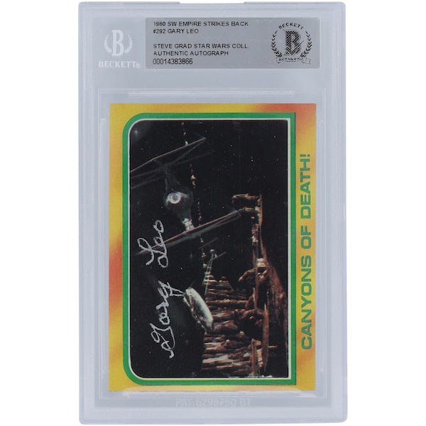 Gary Leo Star Wars Autographed 1980 Topps The Empire Strikes Back 292 BGS Authenticated Card - The Ballers Bank