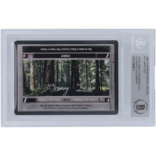 Gary Leo Star Wars Autographed 1998 CCG Special Edition 111 BGS Authenticated Card - The Ballers Bank
