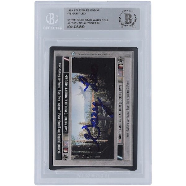 Gary Leo Star Wars Autographed 1999 CCG Endor 76 BGS Authenticated Card - The Ballers Bank