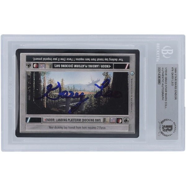 Gary Leo Star Wars Autographed 1999 CCG Endor 76 BGS Authenticated Card - The Ballers Bank