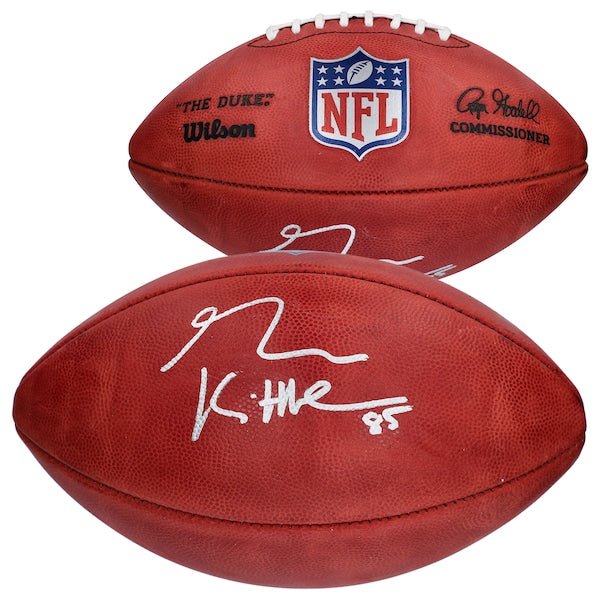 George Kittle San Francisco 49ers Fanatics Authentic Autographed Wilson Duke Full Color Pro Football - The Ballers Bank