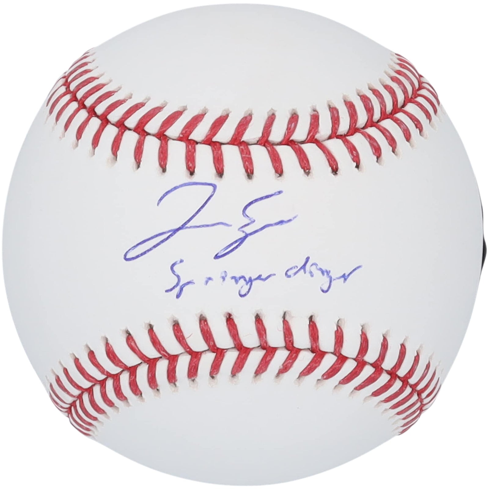 George Springer Toronto Blue Jays Autographed Fanatics Authentic Baseball with "Springer Dinger" Inscription - The Ballers Bank