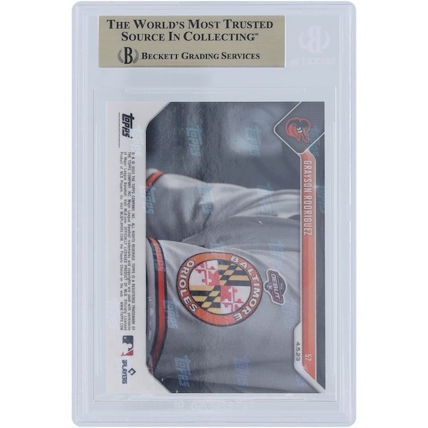 Grayson Rodriguez Baltimore Orioles 2023 Topps Now MLB Debut 57 BGS Authenticated 9.5 Rookie Card - The Ballers Bank