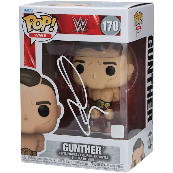 Gunther WWE Autographed Fanatics Authentic 170 Funko Pop! Figurine - The Ballers Bank