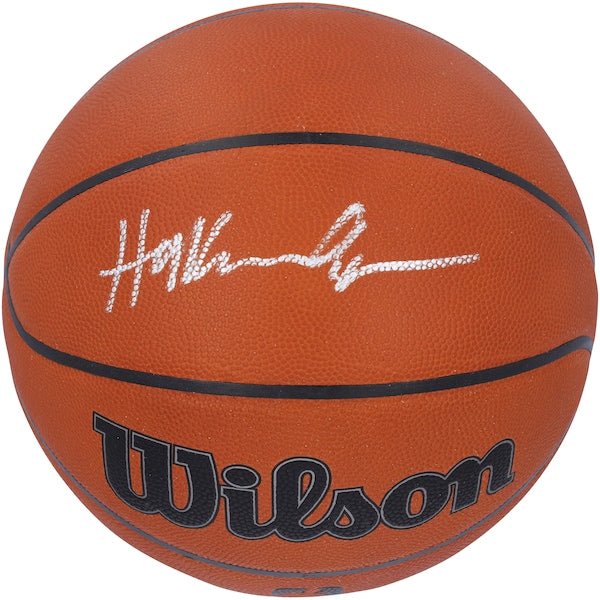 Hakeem Olajuwon Houston Rockets Autographed Fanatics Authentic Wilson Official Game Basketball - The Ballers Bank