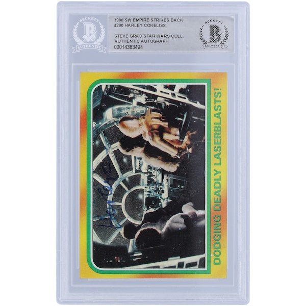 Harley Cokeliss Star Wars Autographed 1980 Topps The Empire Strikes Back 290 BAS Authenticated Card - The Ballers Bank