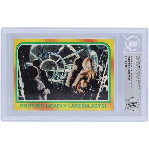 Harley Cokeliss Star Wars Autographed 1980 Topps The Empire Strikes Back 290 BAS Authenticated Card - The Ballers Bank