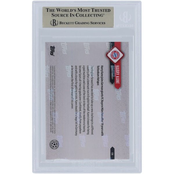 Harry Kane Bayern Munich 2022 - 23 Topps Now Servus Harry! 12.08.23 136 BGS Authenticated 9.5 Card - The Ballers Bank