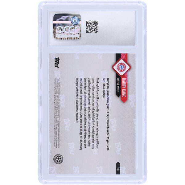 Harry Kane Bayern Munich 2022 - 23 Topps Now UEFA Servus Harry! 136 CGC Authenticated 10 Card - The Ballers Bank