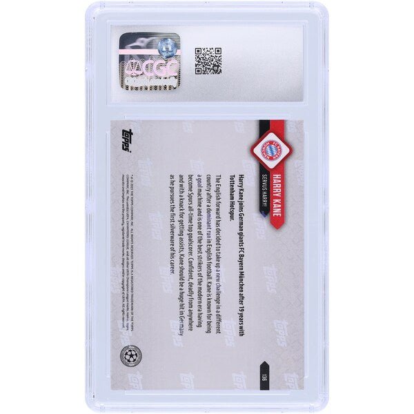 Harry Kane Bayern Munich 2022 - 23 Topps Now UEFA Servus Harry! 136 CGC Authenticated 9.5 Card - The Ballers Bank