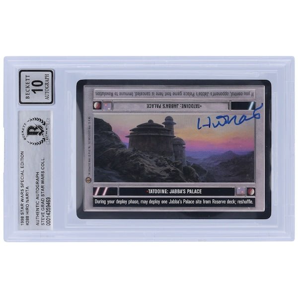 Hiro Narita Star Wars Autographed 1998 CCG Special Edition 288 BGS Authenticated 10 Card - The Ballers Bank
