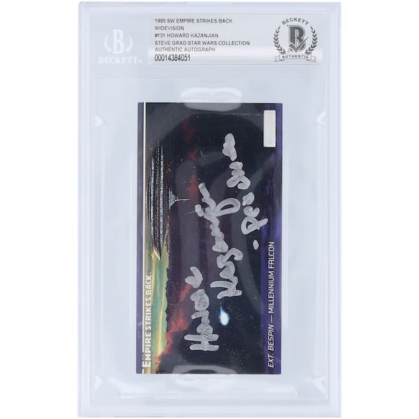 Howard Kazanjian Star Wars Autographed 1995 Topps Widevision 131 BAS Authenticated Card with "Producer" Inscription - The Ballers Bank