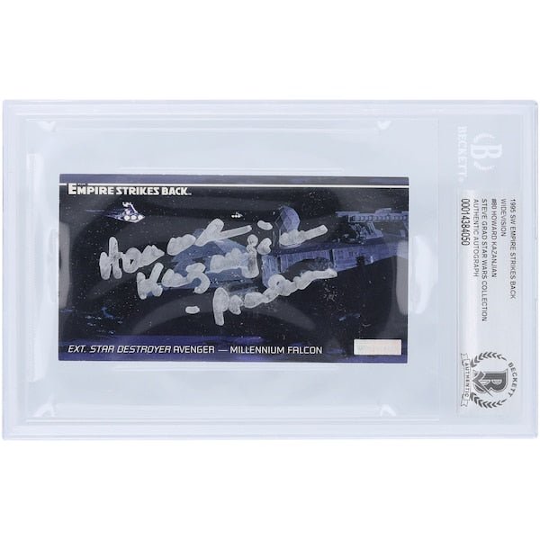 Howard Kazanjian Star Wars Autographed 1995 Topps Widevision 80 BAS Authenticated Card with "Producer" Inscription - The Ballers Bank