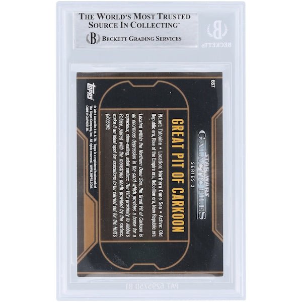 Howard Kazanjian Star Wars Autographed 2013 Topps 667 BAS Authenticated Card with "Producer" Inscription - The Ballers Bank