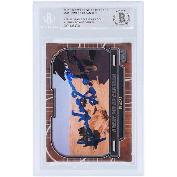 Howard Kazanjian Star Wars Autographed 2013 Topps 667 BAS Authenticated Card with "Producer" Inscription - The Ballers Bank