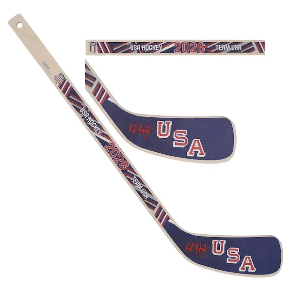 Caroline Harvey Signed Team USA Mini Wood Stick | 2026 Olympics