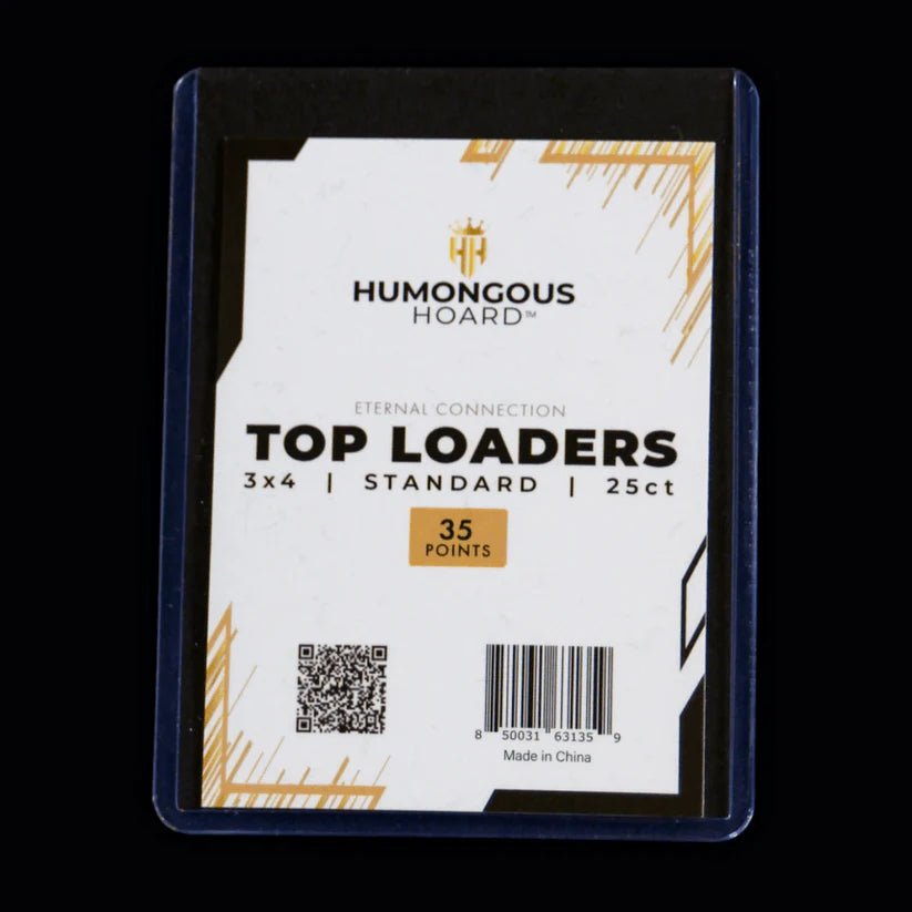 Humongous Hoard 35 PT 3 x 4" Top Loaders - 25ct pack - The Ballers Bank