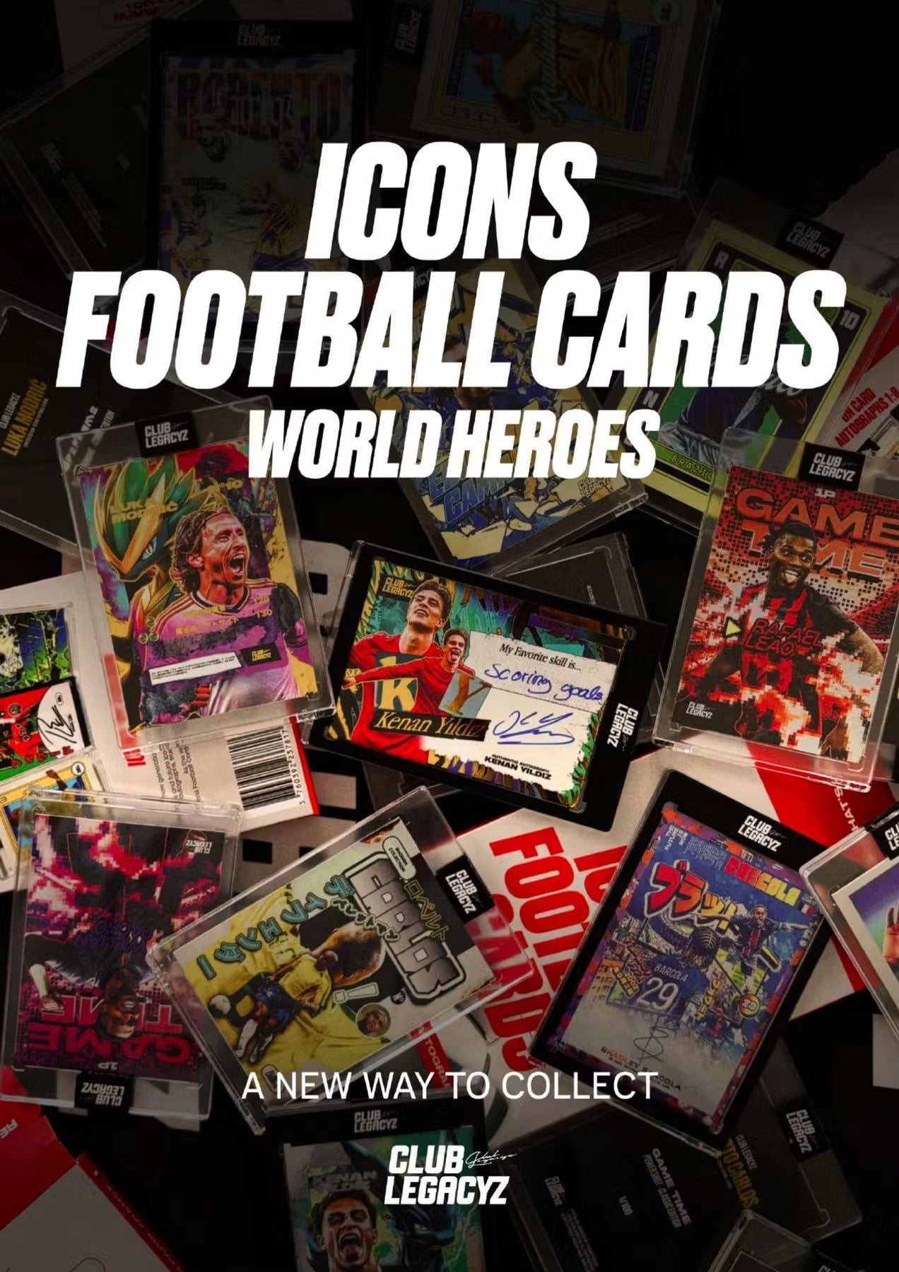 2026 Club Legacyz Icons Soccer Fourth Edition Hobby Trading Cards LV