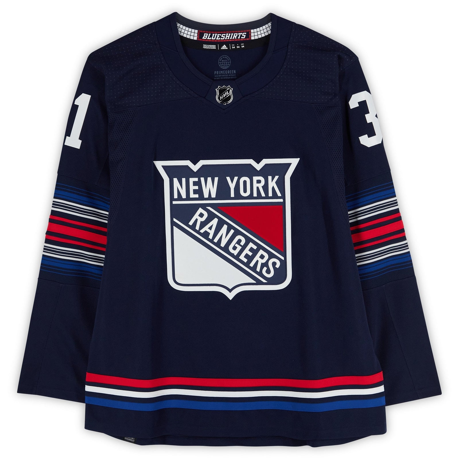 Igor Shesterkin New York Rangers Autographed Fanatics Authentic 2023 - 24 Navy Alternate adidas Authentic Jersey - The Ballers Bank