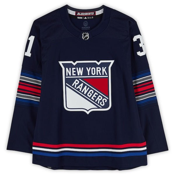Igor Shesterkin New York Rangers Autographed Fanatics Authentic 2023 - 24 Navy Alternate adidas Authentic Jersey - The Ballers Bank