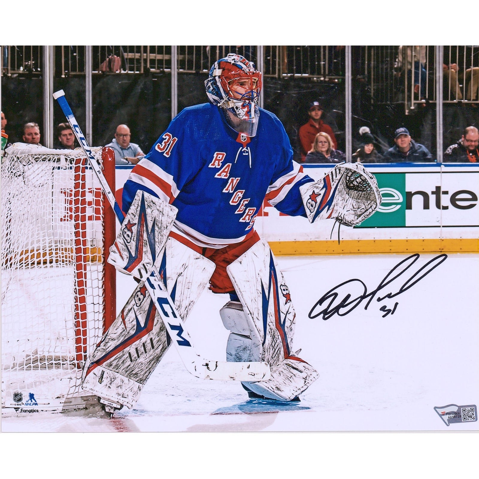Igor Shesterkin New York Rangers Fanatics Authentic Autographed 8" x 10" NHL Debut Photograph - The Ballers Bank