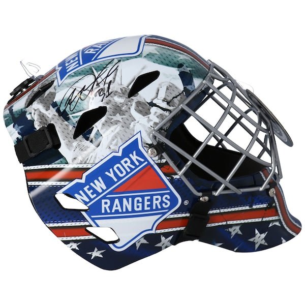 Igor Shesterkin New York Rangers Fanatics Authentic Autographed Replica Goalie Mask - The Ballers Bank