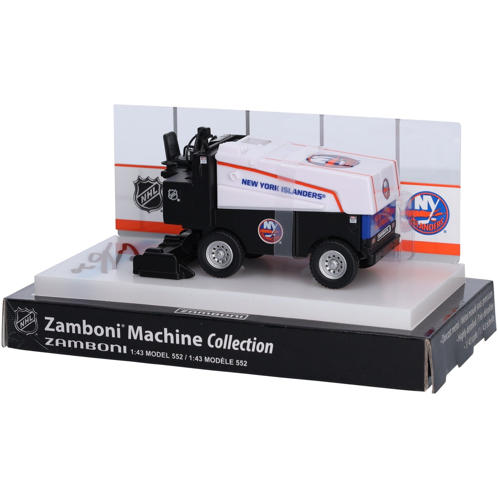 Ilya Sorokin New York Islanders Autographed Fanatics Authentic 1:43 Scale Die - Cast Zamboni - The Ballers Bank