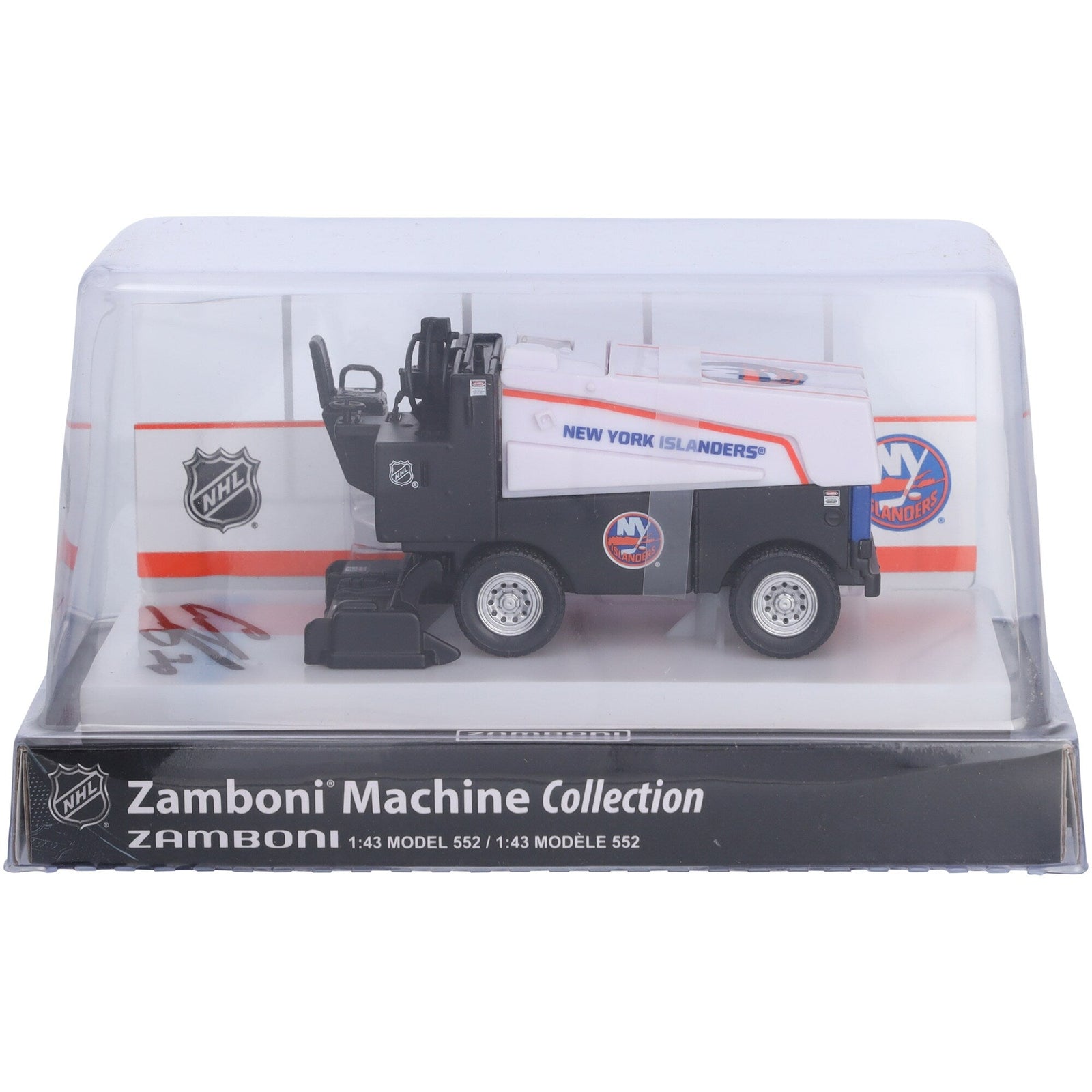 Ilya Sorokin New York Islanders Autographed Fanatics Authentic 1:43 Scale Die - Cast Zamboni - The Ballers Bank