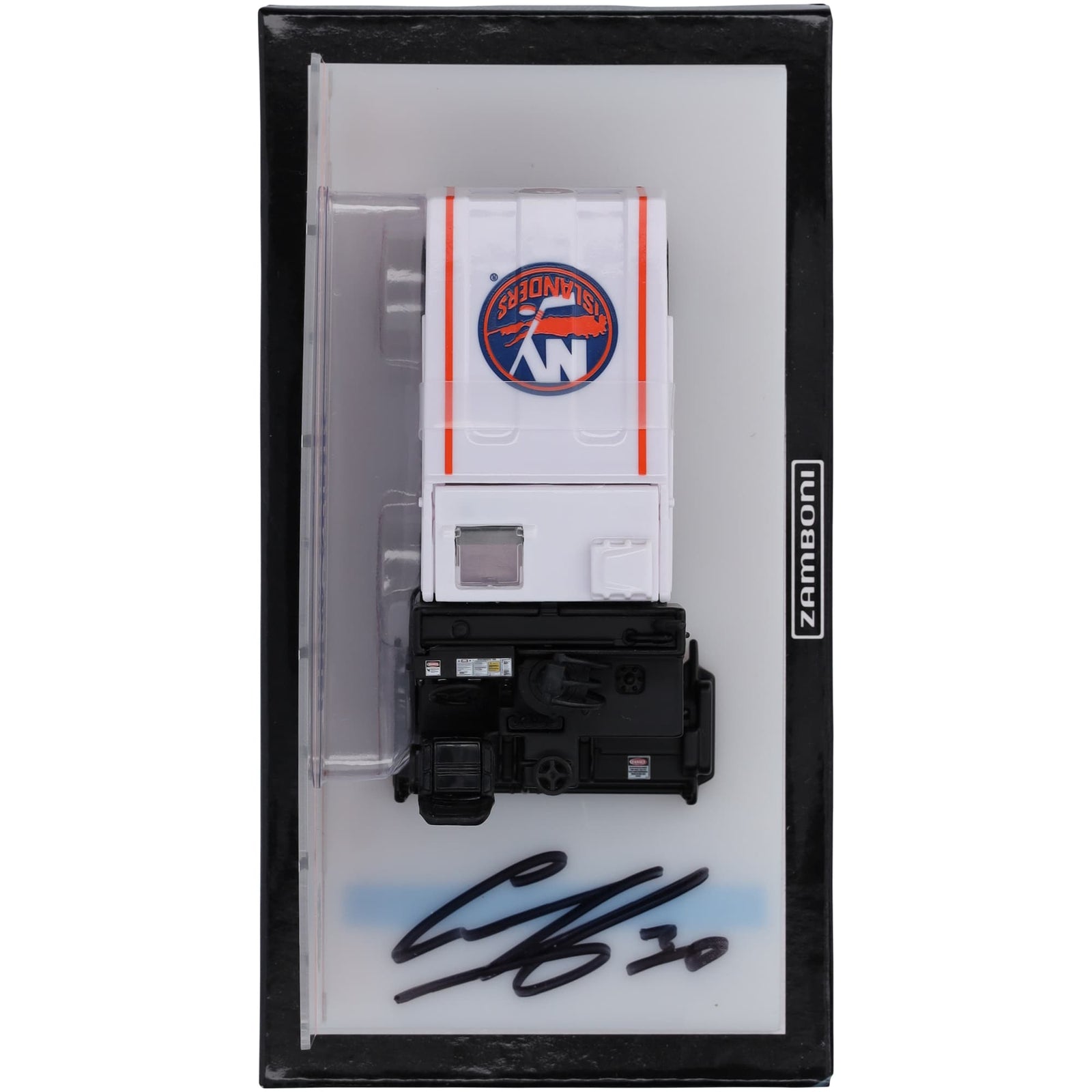 Ilya Sorokin New York Islanders Autographed Fanatics Authentic 1:43 Scale Die - Cast Zamboni - The Ballers Bank