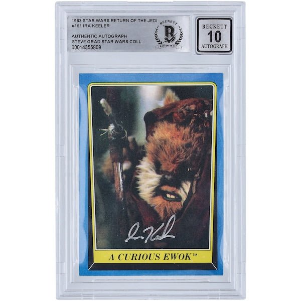 Ira Keeler Star Wars Autographed 1983 Topps Return of the Jedi 151 BGS Authenticated 10 Card - The Ballers Bank