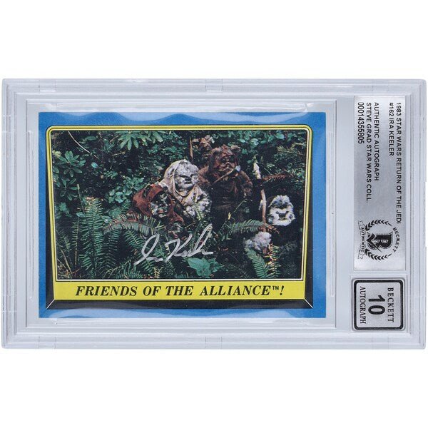 Ira Keeler Star Wars Autographed 1983 Topps Return of the Jedi 162 BGS Authenticated 10 Card - The Ballers Bank