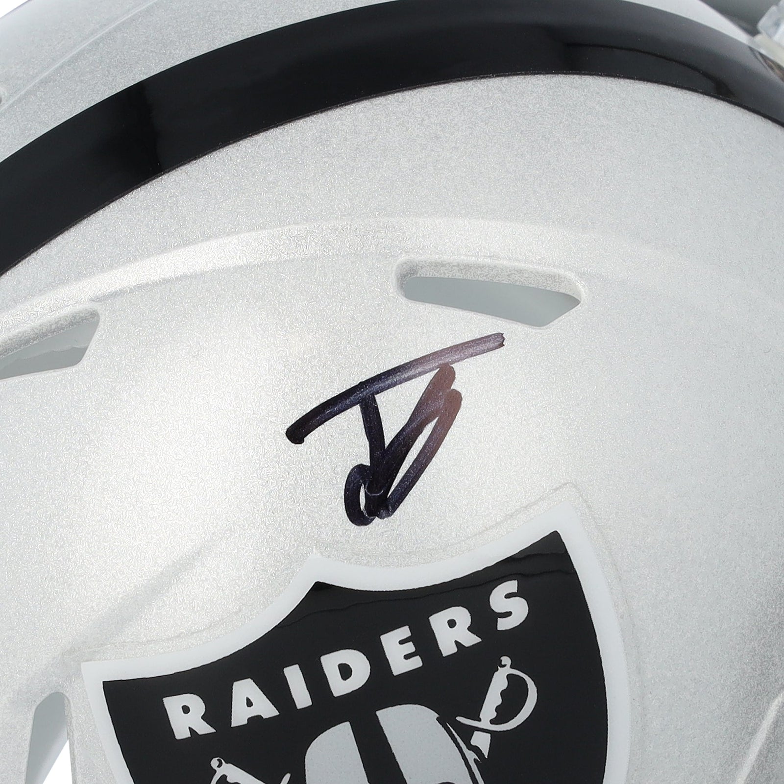 Jack Bech Las Vegas Raiders Autographed Fanatics Authentic Riddell Speed Mini Helmet - The Ballers Bank