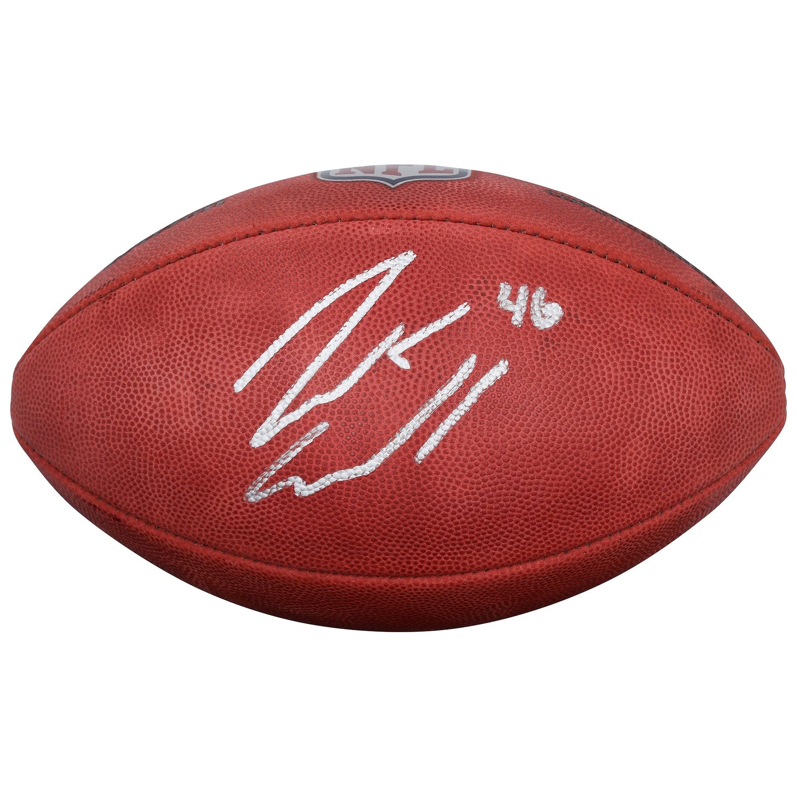 Jack Campbell Detroit Lions Autographed Fanatics Authentic Wilson Duke Full Color Football - The Ballers Bank