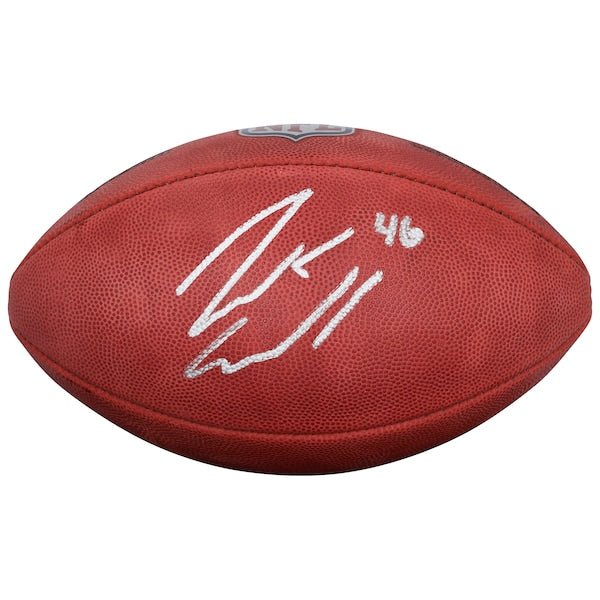 Jack Campbell Detroit Lions Autographed Fanatics Authentic Wilson Duke Full Color Football - The Ballers Bank