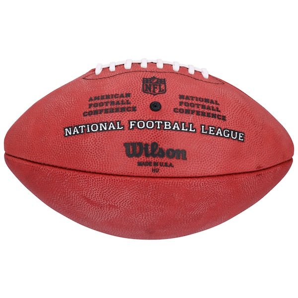 Jack Lambert Pittsburgh Steelers Autographed Fanatics Authentic Wilson Duke Full Color Football with "HOF 90" Inscription - The Ballers Bank