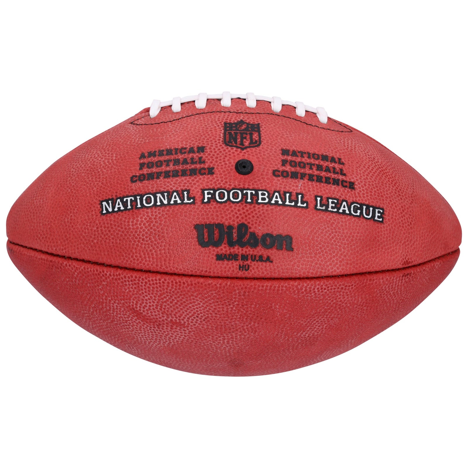 Jack Lambert Pittsburgh Steelers Autographed Fanatics Authentic Wilson Duke Full Color Football with "HOF 90" Inscription - The Ballers Bank