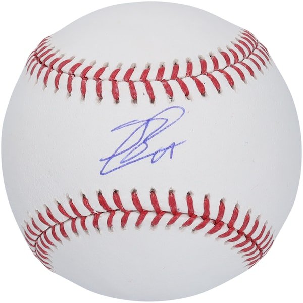 Jackson Chourio Milwaukee Brewers Autographed Fanatics Authentic Baseball - The Ballers Bank