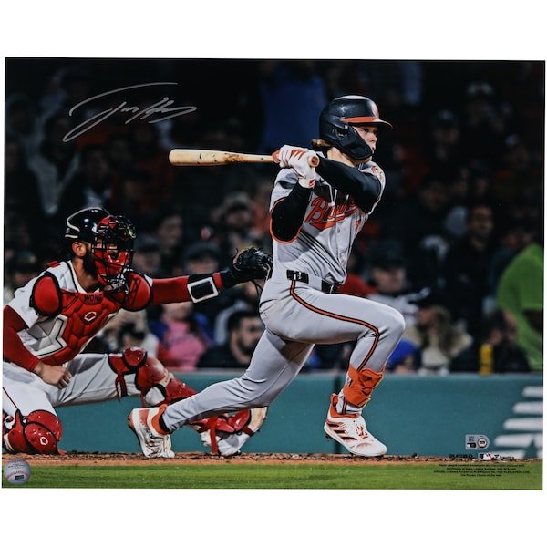 Jackson Holliday Baltimore Orioles Autographed Fanatics Authentic 16" x 20" MLB Debut Photograph - The Ballers Bank