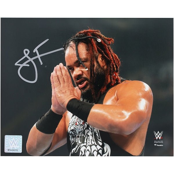 Jacob Fatu WWE Autographed Fanatics Authentic 8" x 10" Prayer Hands Photograph - The Ballers Bank
