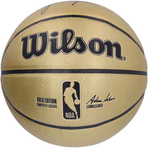 Jalen Green Phoenix Suns Autographed Fanatics Authentic Wilson Gold Basketball - The Ballers Bank
