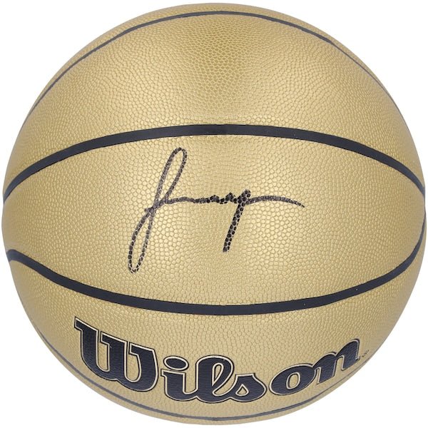 Jalen Green Phoenix Suns Autographed Fanatics Authentic Wilson Gold Basketball - The Ballers Bank
