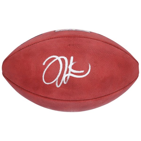 Jalen Hurts Philadelphia Eagles Autographed Fanatics Authentic Super Bowl LIX Wilson Duke Football - The Ballers Bank