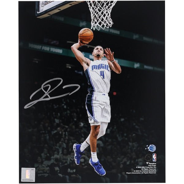 Jalen Suggs Orlando Magic Autographed Fanatics Authentic 8" x 10" Dunking Spotlight Photograph - The Ballers Bank
