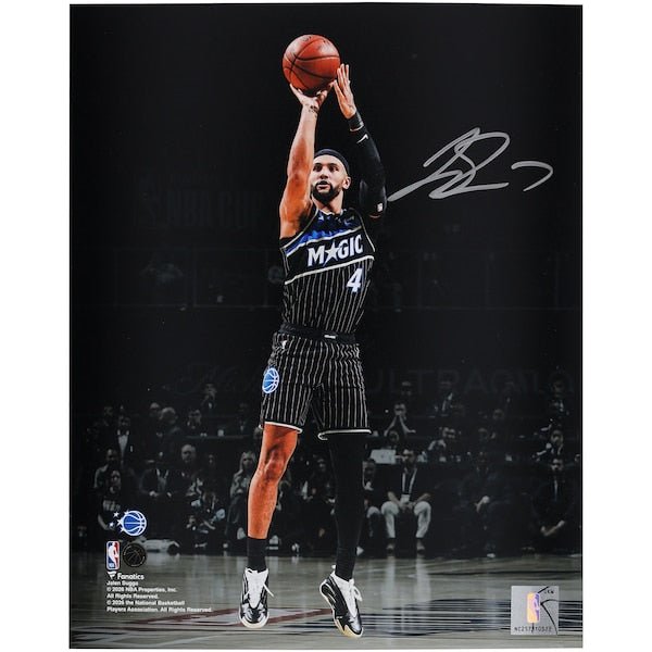 Jalen Suggs Orlando Magic Autographed Fanatics Authentic 8" x 10" Shooting Spotlight Photograph - The Ballers Bank