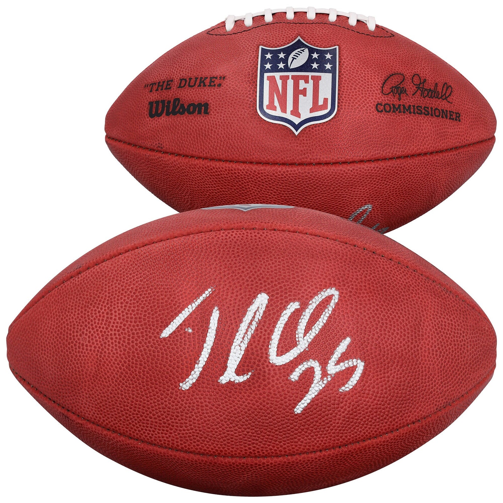 Jamaal Charles Kansas City Chiefs Autographed Fanatics Authentic Wilson Duke Full Color Football - The Ballers Bank